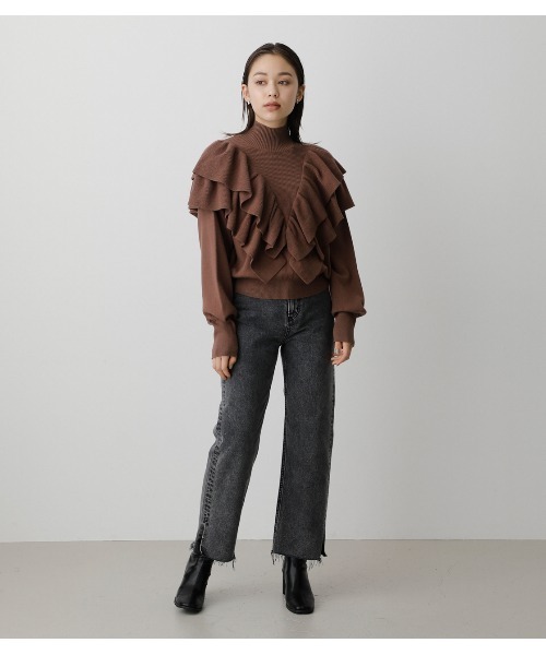シーバイクロエ♡ウールフリルトップス tiptop+pocket ティップトッププラスポケット / [新色登場] フリル