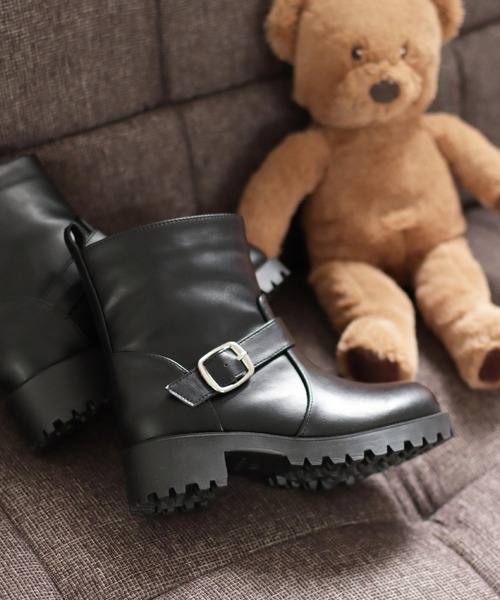 SOROTTO（ソロット）の「タンクソールエンジニアブーツ（ブーツ・キッズ・ブラック/ダークブラウン・23.0cm/20.0cm/19.0cm/22.0cm/21.0cm）」の5枚目の写真