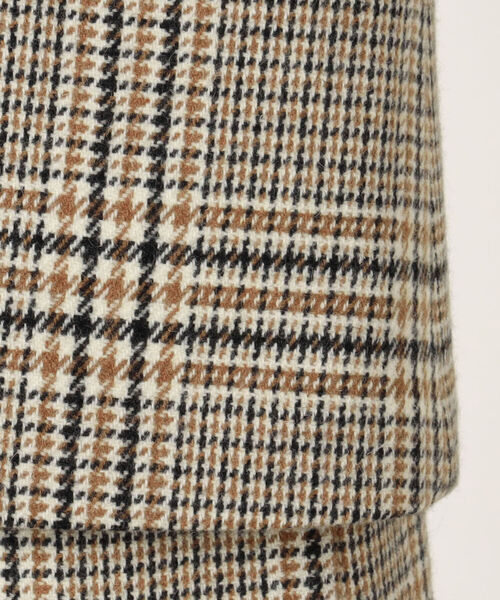 美品★ NOLLEY'S★ツイード　チェック　ダブル　オーバージャケット ツイードチェックダブルオーバージャケット | ノーリーズ(NOLLEY'S