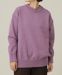 NANO universe | マシンウォッシャブルエアリークルーニット(ニット/セーター)