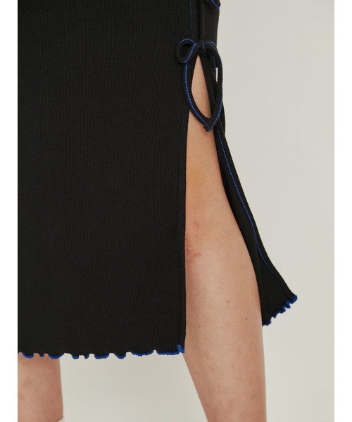 PAMEO POSE(パメオポーズ)の「Stefani Skirt(スカート・レディース・スカイブルー/ブラック/イエロー・FREE)」の11枚目の写真