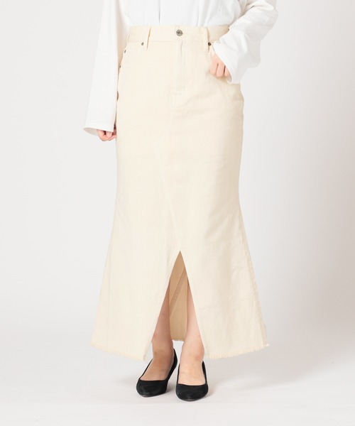 SLOBE IENA（スローブイエナ）の「LE DENIM リメイク風マーメイドスカート【洗濯機使用可能】◆（デニムスカート・レディース・ブルー系その他/ナチュラル・36/38/40）」の19枚目の写真