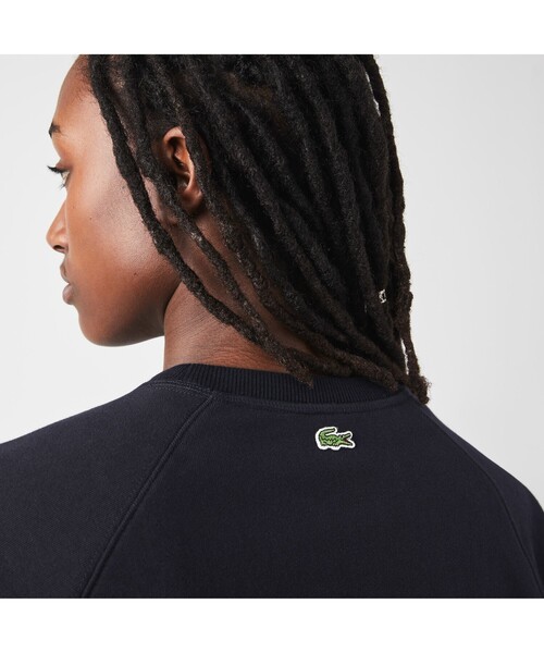 ラコステ⭐︎フロッキークロックプリントスウェットシャツ LACOSTE（ラコステ）の「フロッキークロックプリントスウェット