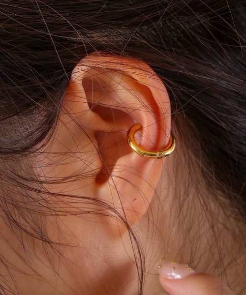 FUNALIVE（ファンアライブ）の「JON ステンレスイヤーカフ 両耳２点セット（イヤーカフ・メンズ・ライトブルー/ブラック/ピンク/シルバー/ゴールド・FREE）」の5枚目の写真