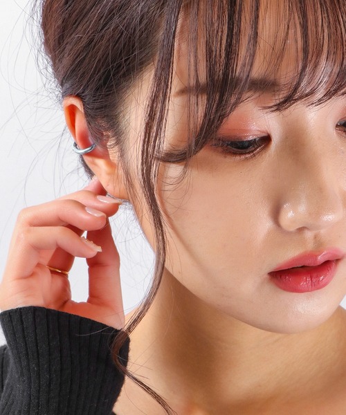 FUNALIVE（ファンアライブ）の「JON ステンレスイヤーカフ 両耳２点セット（イヤーカフ・メンズ・ライトブルー/ブラック/ピンク/シルバー/ゴールド・FREE）」の14枚目の写真