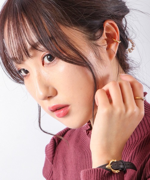 FUNALIVE（ファンアライブ）の「JON ステンレスイヤーカフ 両耳２点セット（イヤーカフ・メンズ・ライトブルー/ブラック/ピンク/シルバー/ゴールド・FREE）」の7枚目の写真