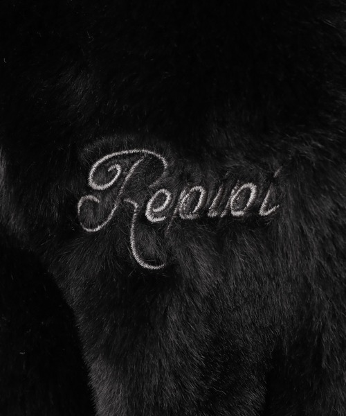 repipi armario（レピピ アルマリオ）の「モコモコファーフーディージャケット（その他アウター・キッズ・アイボリー/ブラウン/サックスブルー/ブラック・SMALL/MEDIUM/LARGE）」の13枚目の写真