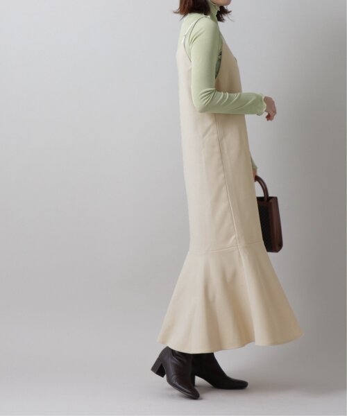 frames RAY CASSIN（フレームスレイカズン）の「裾切替キャミワンピース（ワンピース・レディース・イエロー/クリーム/スミクロ・FREE）」の17枚目の写真