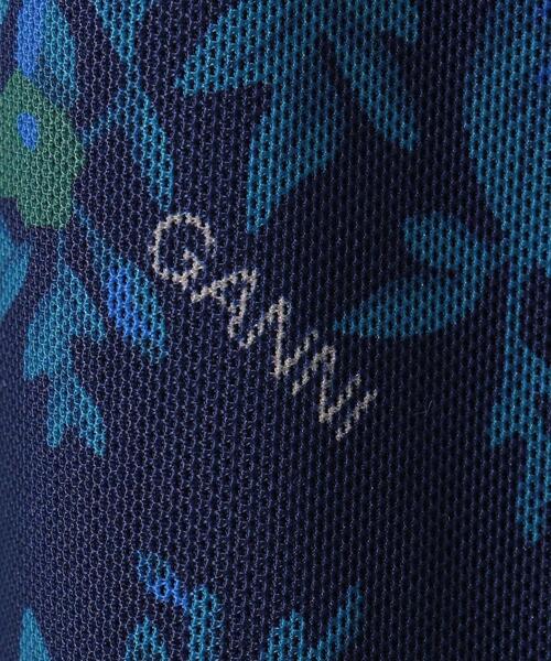 GANNI(ガニー)の「<GANNI(ガニー)>プリント タートルネック カットソー ■■■(Tシャツ/カットソー・レディース・コバルトブルー/ダークブラウン・36/34)」の7枚目の写真