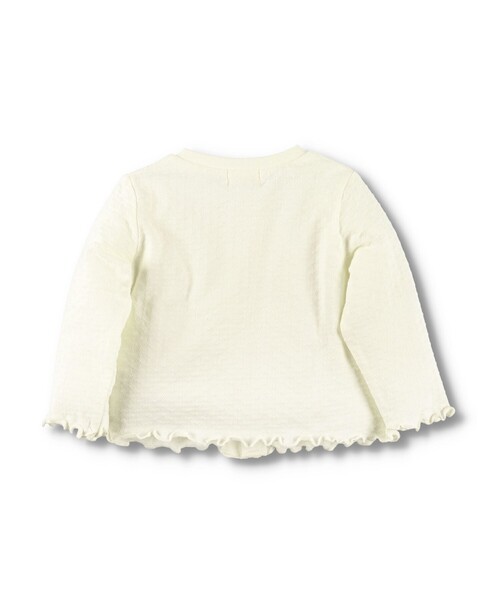 BRANSHES（ブランシェス）の「ポケットリボンカーディガン（カーディガン/ボレロ・キッズ・ピンク/アイボリー・FREE）」の13枚目の写真