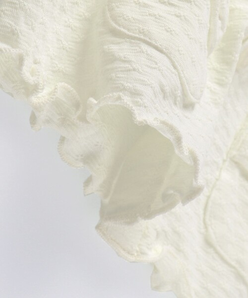 BRANSHES（ブランシェス）の「ポケットリボンカーディガン（カーディガン/ボレロ・キッズ・ピンク/アイボリー・FREE）」の5枚目の写真