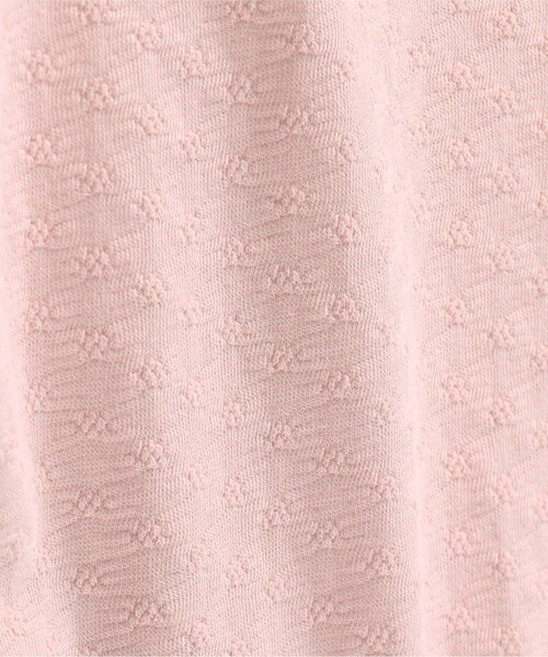 BRANSHES（ブランシェス）の「ポケットリボンカーディガン（カーディガン/ボレロ・キッズ・ピンク/アイボリー・FREE）」の6枚目の写真