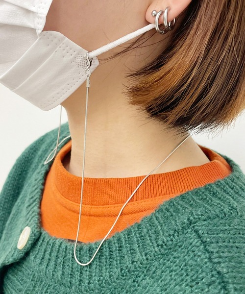 kutir（クティール）の「マスクチェーンネックレス（ネックレス・レディース・シルバー/ゴールド・FREE）」の2枚目の写真