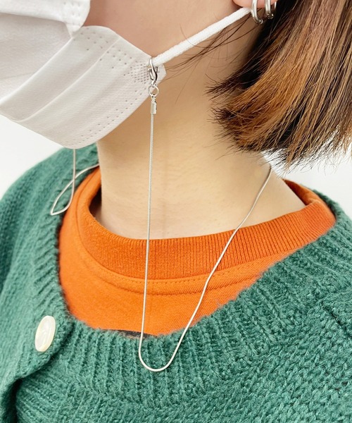 kutir（クティール）の「マスクチェーンネックレス（ネックレス・レディース・シルバー/ゴールド・FREE）」の3枚目の写真