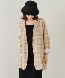 Kastane | チェックジャガードジャケット(テーラードジャケット)