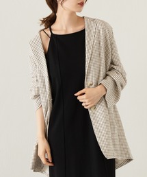 Kastane | チェックジャガードジャケット(テーラードジャケット)