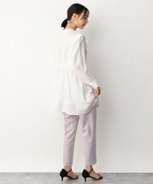 A part by（アパートバイ）の「Rn2wayチュニックブラウス 265049（シャツ/ブラウス・レディース・ライトグレー/ライトブルー/ブラック/オフホワイト・FREE）」の7枚目の写真