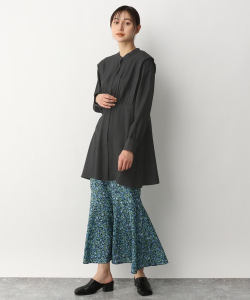 A part by（アパートバイ）の「Rn2wayチュニックブラウス 265049（シャツ/ブラウス・レディース・ライトグレー/ライトブルー/ブラック/オフホワイト・FREE）」の11枚目の写真