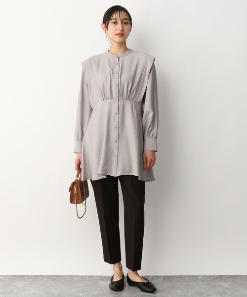 A part by（アパートバイ）の「Rn2wayチュニックブラウス 265049（シャツ/ブラウス・レディース・ライトグレー/ライトブルー/ブラック/オフホワイト・FREE）」の18枚目の写真