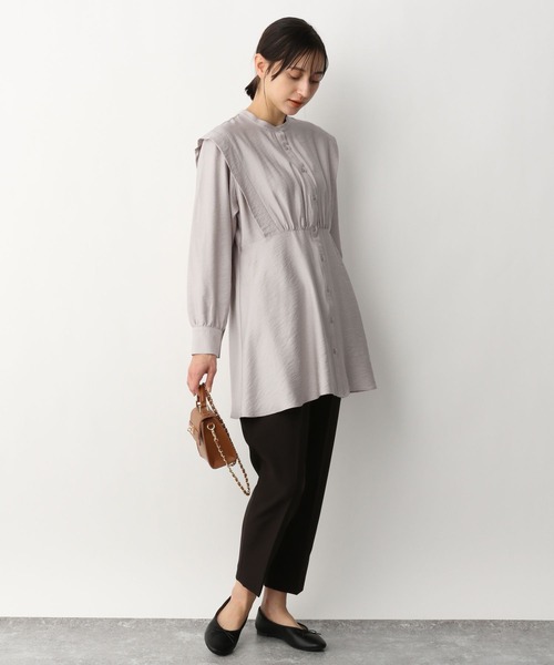 A part by（アパートバイ）の「Rn2wayチュニックブラウス 265049（シャツ/ブラウス・レディース・ライトグレー/ライトブルー/ブラック/オフホワイト・FREE）」の19枚目の写真