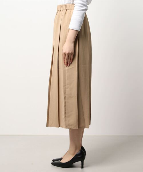 KOBE LETTUCE（コウベレタス）の「ウエストゴムワイドプリーツスカート（スカート・レディース・ベージュ/カーキ/ラベンダー/ピンク系・FREE）」の16枚目の写真