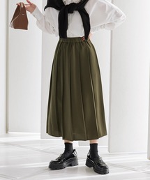 KOBE LETTUCE | ウエストゴムワイドプリーツスカート(スカート)