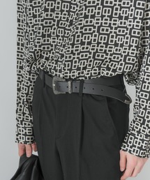 FOLLOWIN | ウエスタンポイントモチーフ牛革ベルト(ベルト)