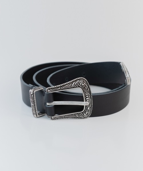 FOLLOWIN（フォロウィン）の「ウエスタンポイントモチーフ牛革ベルト（ベルト・レディース・ブラック・ONE SIZE）」の15枚目の写真