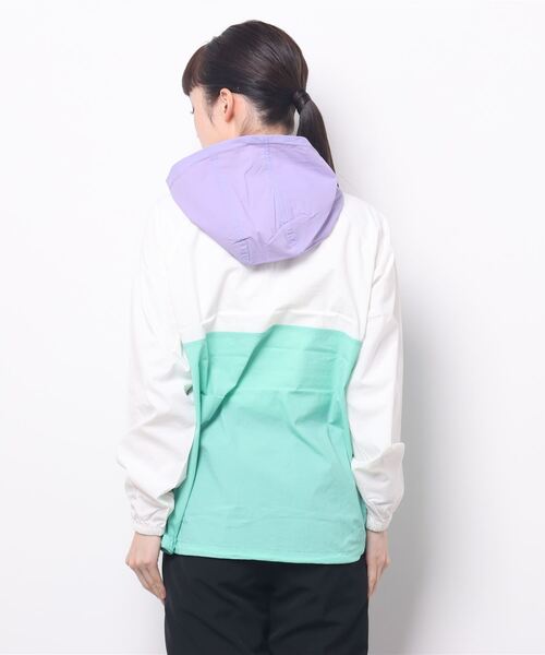 Champion（チャンピオン）の「【Champion】切替えナイロンアノラックジャケット（その他アウター・レディース・ホワイト・L/M）」の2枚目の写真