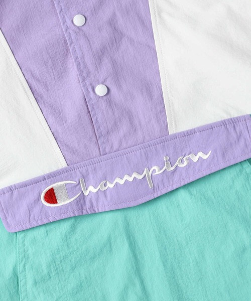 Champion（チャンピオン）の「【Champion】切替えナイロンアノラックジャケット（その他アウター・レディース・ホワイト・L/M）」の7枚目の写真