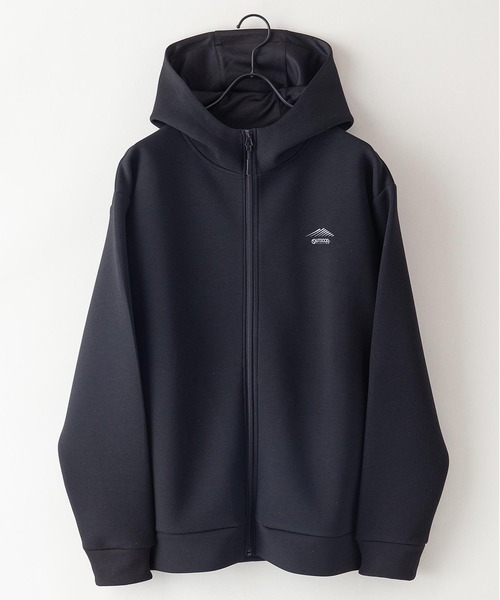 OUTDOOR PRODUCTS APPAREL(アウトドアプロダクツアパレル)の「エアダンボール ストレッチ ZIPパーカー ワンポイントブランドロゴ(パーカー・メンズ・グレー/ブラック・MEDIUM/LARGE/X-LARGE)」の3枚目の写真