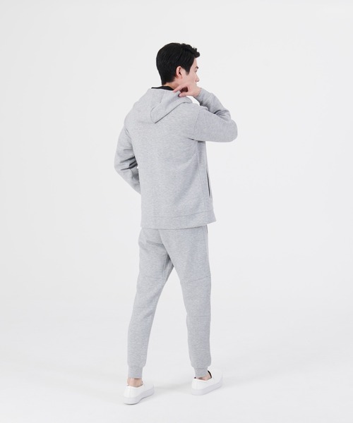 OUTDOOR PRODUCTS APPAREL(アウトドアプロダクツアパレル)の「エアダンボール ストレッチ ZIPパーカー ワンポイントブランドロゴ(パーカー・メンズ・グレー/ブラック・MEDIUM/LARGE/X-LARGE)」の19枚目の写真