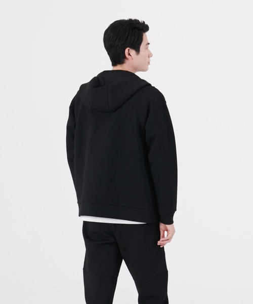 OUTDOOR PRODUCTS APPAREL(アウトドアプロダクツアパレル)の「エアダンボール ストレッチ ZIPパーカー ワンポイントブランドロゴ(パーカー・メンズ・グレー/ブラック・MEDIUM/LARGE/X-LARGE)」の16枚目の写真