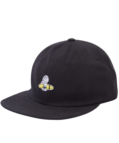 SNOOPY(スヌーピー)の「PEANUTS CAP/クイックシルバーピーナッツコラボキャップ(キャップ・メンズ・ブラック/ブラック系その他・FREE)」の3枚目の写真