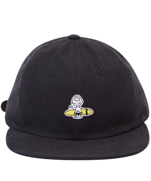 SNOOPY(スヌーピー)の「PEANUTS CAP/クイックシルバーピーナッツコラボキャップ(キャップ・メンズ・ブラック/ブラック系その他・FREE)」の4枚目の写真