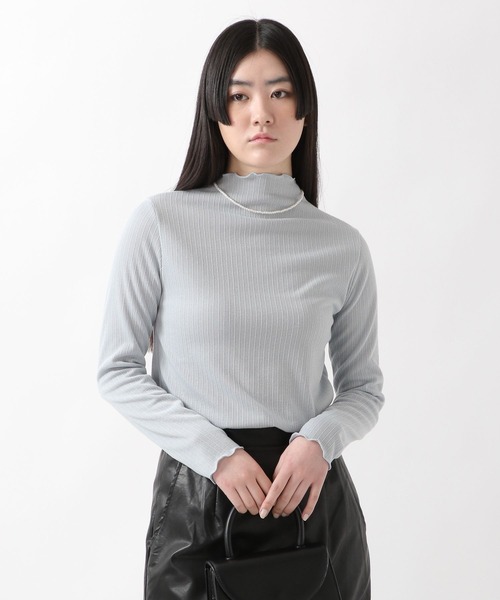 ALAND(エーランド)の「3.3Field Trip/LETTUCE TRIM TOP 2275827(Tシャツ/カットソー・レディース・ライトブルー/アイボリー/ブラック・FREE)」の8枚目の写真