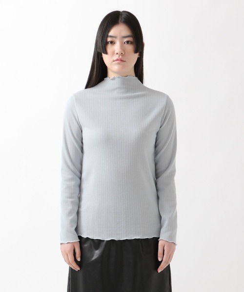 ALAND(エーランド)の「3.3Field Trip/LETTUCE TRIM TOP 2275827(Tシャツ/カットソー・レディース・ライトブルー/アイボリー/ブラック・FREE)」の9枚目の写真