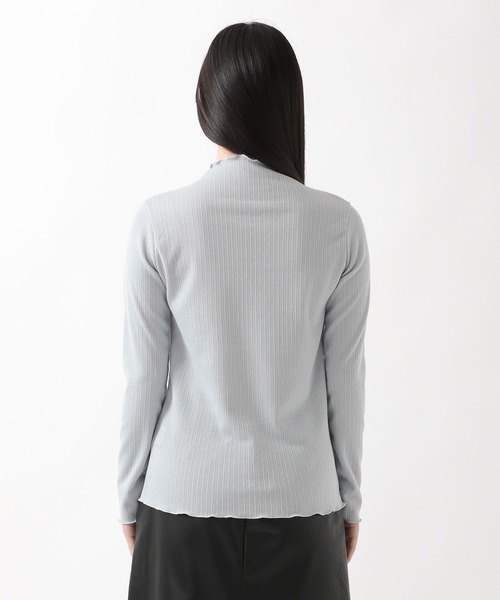 ALAND(エーランド)の「3.3Field Trip/LETTUCE TRIM TOP 2275827(Tシャツ/カットソー・レディース・ライトブルー/アイボリー/ブラック・FREE)」の11枚目の写真