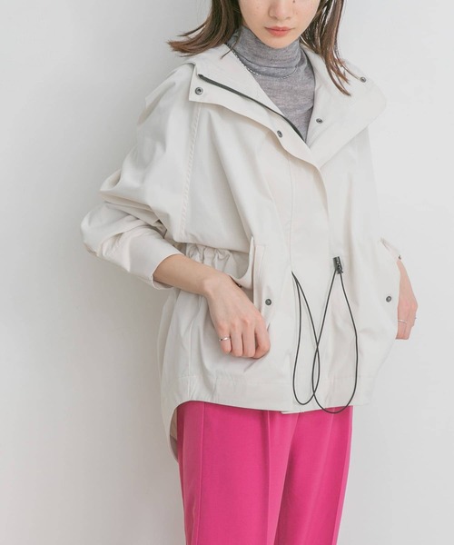 KBF（ケイビーエフ）の「『WEB/一部店舗限定』WIDEマウンテンパーカー（マウンテンパーカー・レディース・ブラック/アイボリー/ベージュ系その他・ONE）」の20枚目の写真