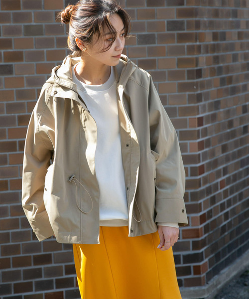 KBF（ケイビーエフ）の「『WEB/一部店舗限定』WIDEマウンテンパーカー（マウンテンパーカー・レディース・ブラック/アイボリー/ベージュ系その他・ONE）」の14枚目の写真