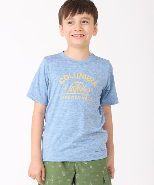 Columbia（コロンビア）の「Columbia/ マウントエコーショートスリーブグラフィックTシャツ /コロンビア /キッズ（Tシャツ/カットソー・キッズ・ブラック/ネイビー/グレー/ブルー/ホワイト/ブルー系その他/グレー系・XXS/XS/S/M/L）」の7枚目の写真