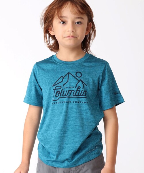 Columbia（コロンビア）の「Columbia/ マウントエコーショートスリーブグラフィックTシャツ /コロンビア /キッズ（Tシャツ/カットソー・キッズ・ブラック/ネイビー/グレー/ブルー/ホワイト/ブルー系その他/グレー系・XXS/XS/S/M/L）」の6枚目の写真