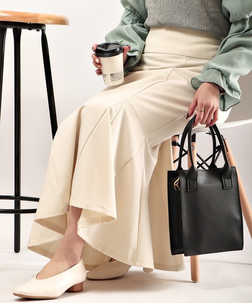 Brownie（ブラウニー）の「Brownie ハイウエストマーメイドスカート（スカート・レディース・グリーン/イエロー/ピンク/ダークブラウン/アイボリー・FREE）」の20枚目の写真