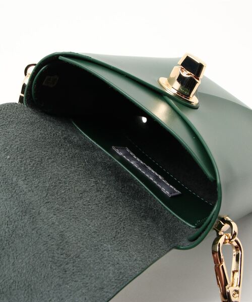 N.（N. Natural Beauty Basic）（エヌエヌナチュラルビューティーベーシック）の「マクラメショルダーミニバッグ（ショルダーバッグ・レディース・ホワイト/グリーン・ﾌﾘ-）」の3枚目の写真