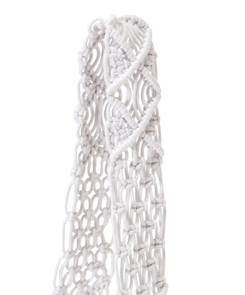 N.（N. Natural Beauty Basic）（エヌエヌナチュラルビューティーベーシック）の「マクラメショルダーミニバッグ（ショルダーバッグ・レディース・ホワイト/グリーン・ﾌﾘ-）」の21枚目の写真