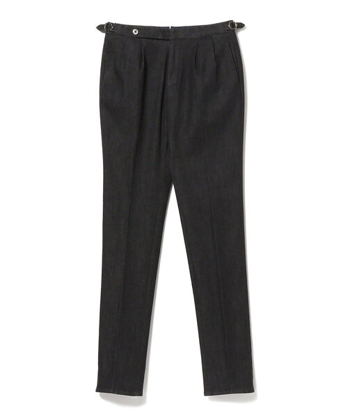 GTA（ジーティーアー）の「GTA / HERRICK デニム 2プリーツ スラックス（その他パンツ・メンズ・ブラック・44/46/48）」の7枚目の写真