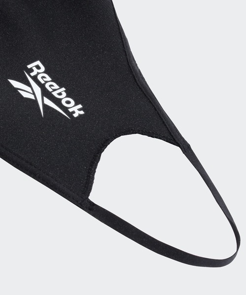 Reebok（リーボック）の「フェイスカバー 3枚組/ Face Cover 3-Pack（マスク・メンズ・ブラック×ブラック・MEDIUM/LARGE）」の4枚目の写真