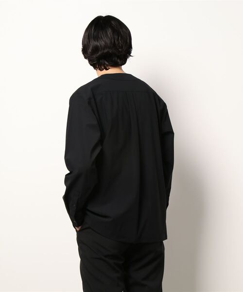 ITTI(イッチ)の「【ITTI×Lui's/イッチ×ルイス】BASEBALL(シャツジャケット)(シャツ/ブラウス・メンズ・ホワイト/ブラック・1/2)」の4枚目の写真