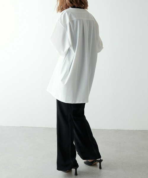 ITTI(イッチ)の「【ITTI×Lui's/イッチ×ルイス】BASEBALL(シャツジャケット)(シャツ/ブラウス・メンズ・ホワイト/ブラック・1/2)」の21枚目の写真