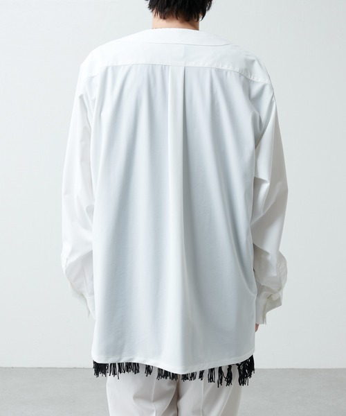 ITTI(イッチ)の「【ITTI×Lui's/イッチ×ルイス】BASEBALL(シャツジャケット)(シャツ/ブラウス・メンズ・ホワイト/ブラック・1/2)」の14枚目の写真